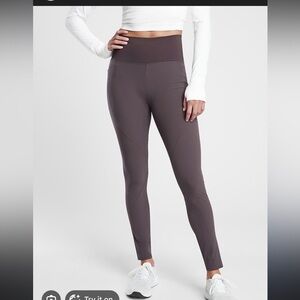 Athleta brown quest hybrid tight
